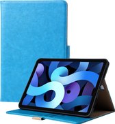 Phreeze Tablethoes - Geschikt voor iPad Air 4 2020 Hoes - 10.9 Inch - Luxe Lederen Hoesje - Ingebouwde Standaard met Kaarthouders - Hoesje met Magnetische Sluiting - Beschermhoes - Blauw
