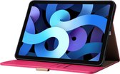 Phreeze Tablethoes - Geschikt voor iPad Air 4 2020 Hoes - 10.9 Inch - Luxe Lederen Hoesje - Ingebouwde Standaard met Kaarthouders - Hoesje met Magnetische Sluiting - Beschermhoes - Roze