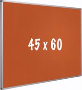 Prikbord kurk PRO - Aluminium frame - Eenvoudige montage - Punaises - Prikborden - 45x60cm