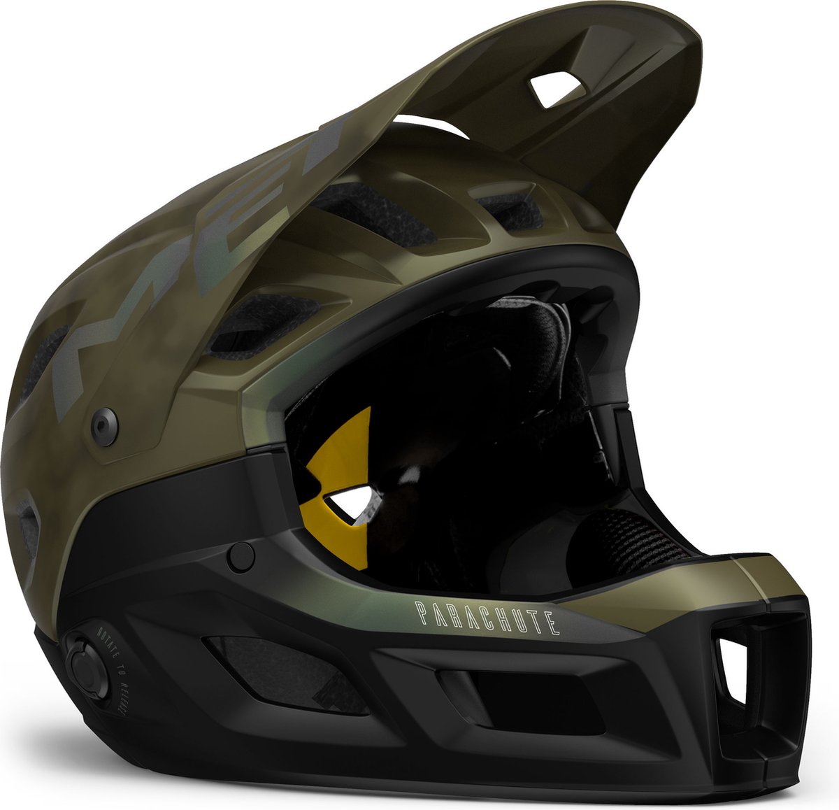 MET Parachute MCR MIPS Fietshelm Mannen & Vrouwen – MTB & BMX Fietshelm Volwassenen - Maat S (52-56cm) - Kiwi Iridescent Matt