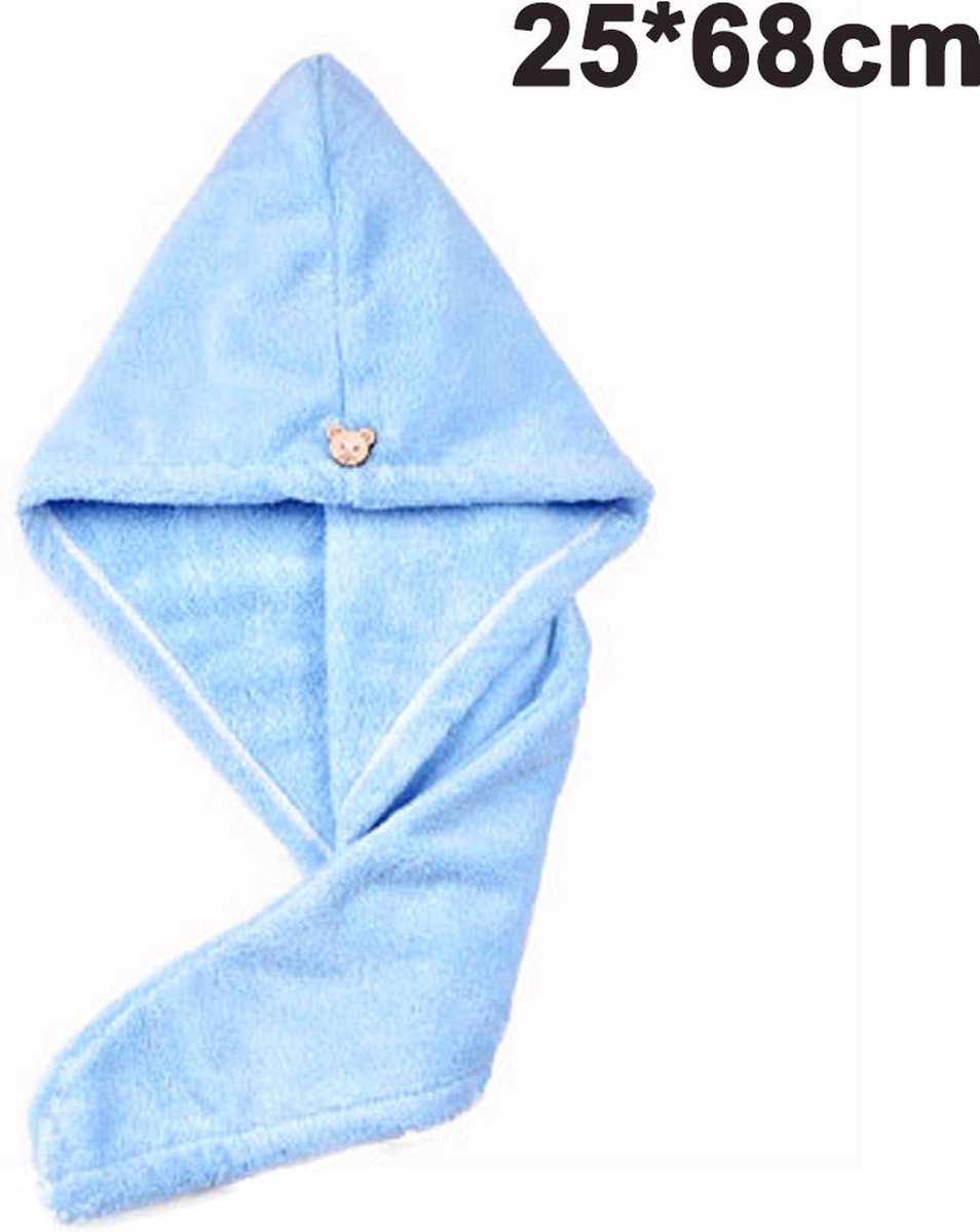 2 Stuks Microfiber Haar Tulband, Tulband Handdoeken Sneldrogend, Zachte Hoofddoek voor Alle Vrouwen en Alle Haartypes, voor Het Drogen van Krullend, Nat, Lang en Dik Haar