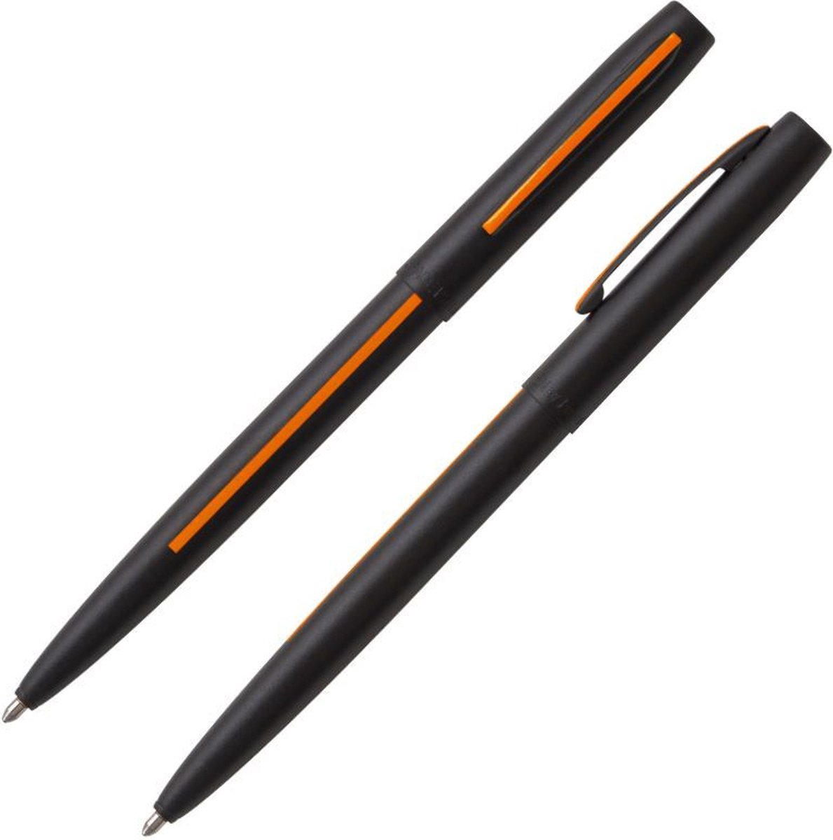 Cap-O-Matic Space Pen First Responders Series - Search & Rescue, Niet-Reflecterend Matzwart (#M4BSROL)