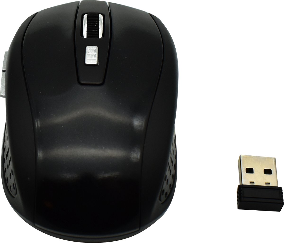 Draadloze-muis-Sensor-Laser-USB-(Zwart kleur)