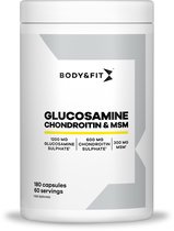 Body & Fit Glucosamine, Chondroitine & Msm - Spécialité - 180 Pièces (2 Mois)