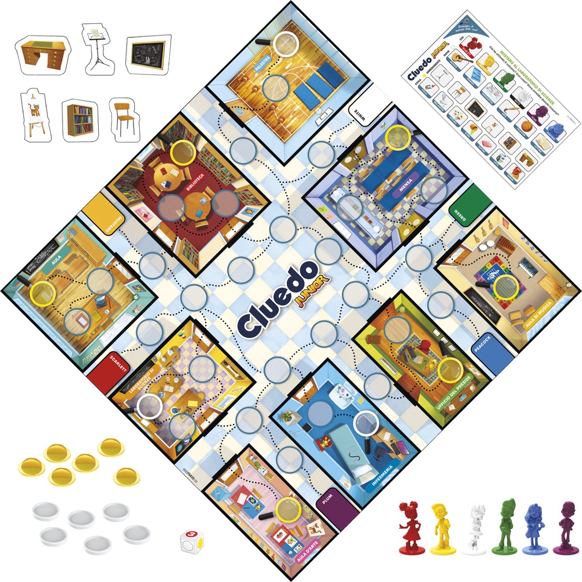 Cluedo Junior - Bordspel - Hasbro Gaming Classic - Gezelschapsspel — afbeelding 7
