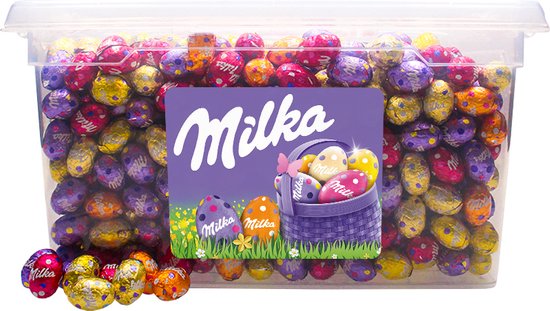 Briesje eenheid Ruwe slaap Milka paaseitjes – chocolade voor Pasen – 10kg | bol.com