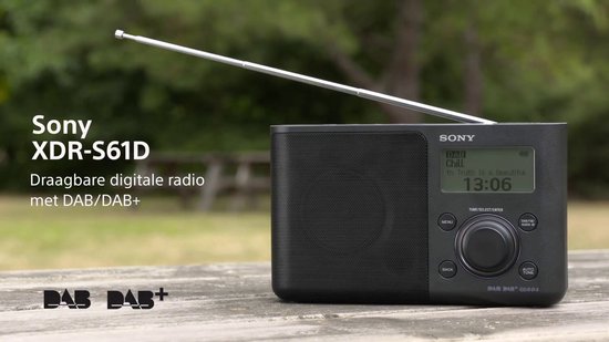 Radio portative DAB - Sony XDR-S41D - noir - Radio réveil - Petit audio
