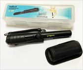 Zwarte Pinpointer tot 3 meter 100% Water-proof / onder-water-bestendige Pro-Pointer Metaaldetector geschikt voor onderwater met led / geluid / Trilfunctie voor volwassenen als kinderen beginnend tot gevorderd