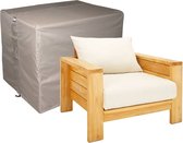 Raffles Covers Loungestoel hoes - 100 x 100 H: 75 cm - RLC100straight - Waterdicht | Solution Dyed | UV-bestendig | Elastisch trekkoord | Airvents - Beschermhoes tuinmeubelen