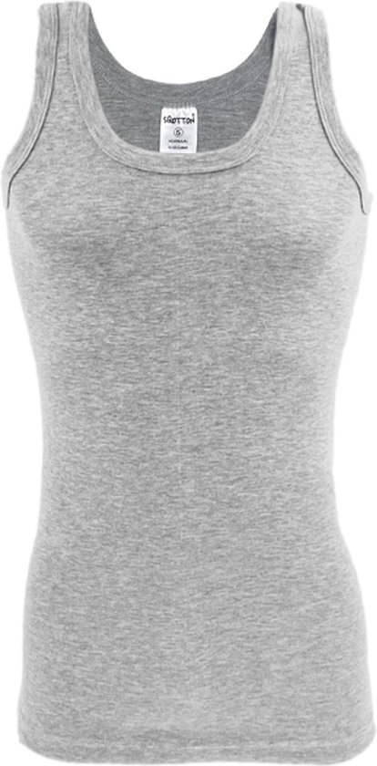 Onderhemd - SQOTTON® - 100% katoen - Grijs - Maat M