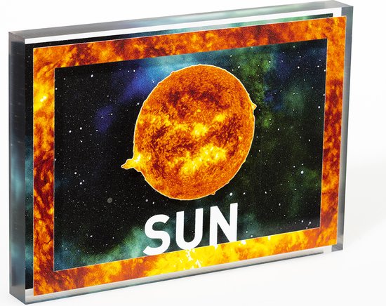 3D Plexiglass Art - Zonnestelsel - Sun