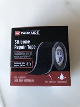 Parkside Siliconen reparatie-tape Zwart / Voor Plakken, lijmen en repareren / Waterdicht / Zelf afdichtend / 2.5x150cm (B x L)