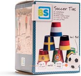 BS Voetbalblikken - Buitenspeelgoed - Voetbalspel - Vanaf 4 jaar - Metaal - 6 Blikken
