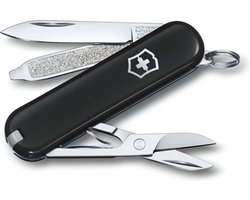Victorinox Classic SD zakmes - Dark Illusion - 7 functies - RVS