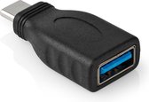 USB C naar USB A adapter - 3.2 Gen 1 - 5 Gb/s - Zwart - Allteq