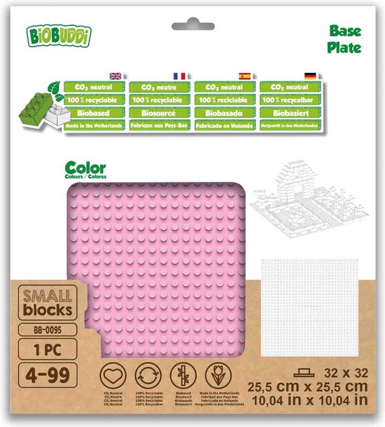 Biobuddi Toy Base Plate 32x32 BiOBUDDi Plaques De Base 32x32