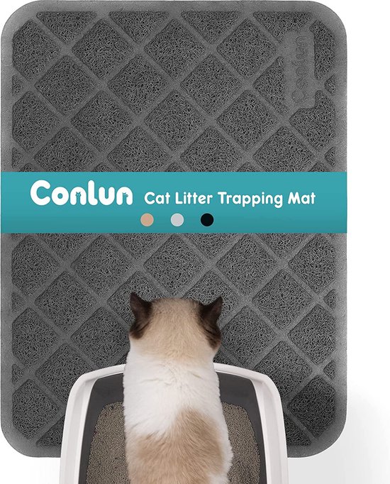 Tapis de litière pour chat Conlun, tapis de litière pour chat, 61 x 43 cm,  tapis de... | bol.com