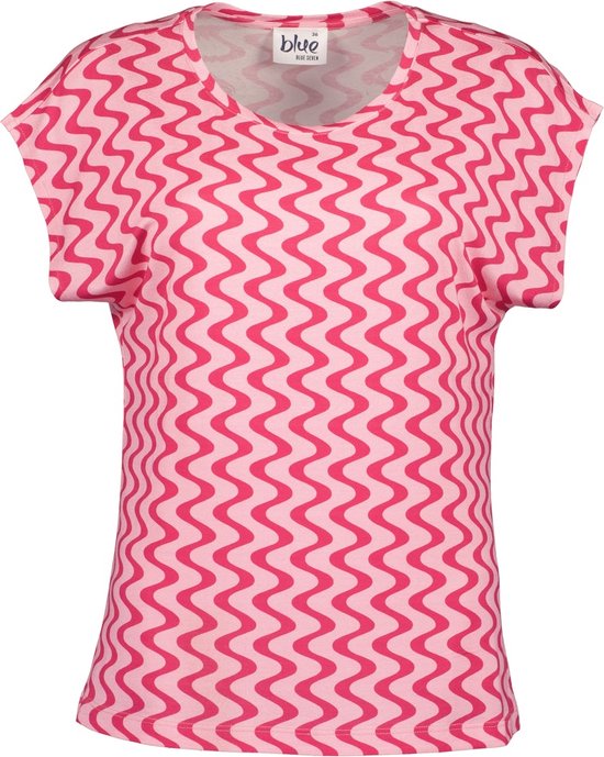 Blue Seven dames shirt - shirt dames KM - roze - 105722 - maat 36