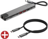 Linq byELEMENTS 8-in-1 Pro USB-C Multiport Hub + 2M USB-C PD Kabel