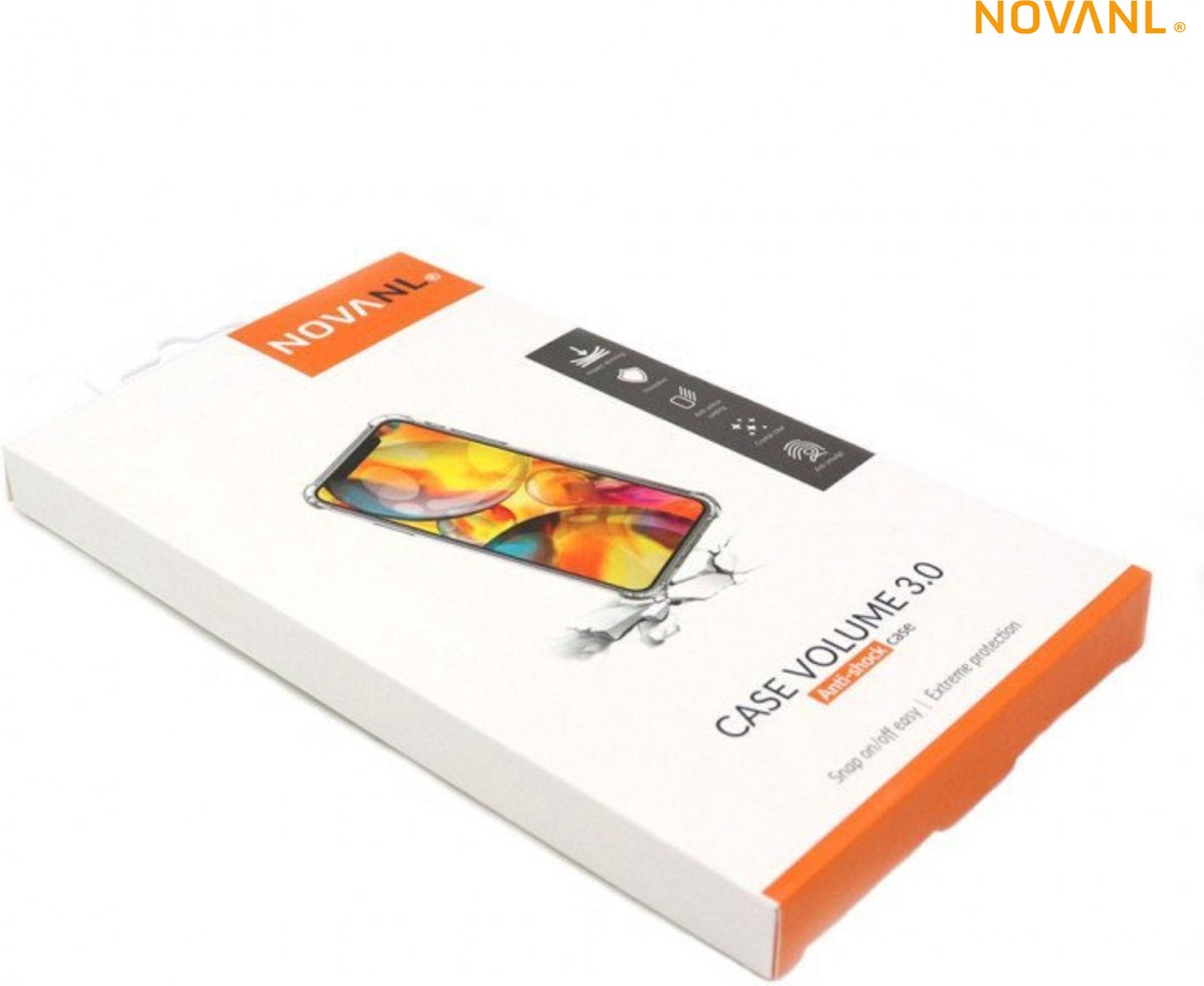 NovaNL Case 3.0 iPhone 12 Mini transparant hard/zacht silicone