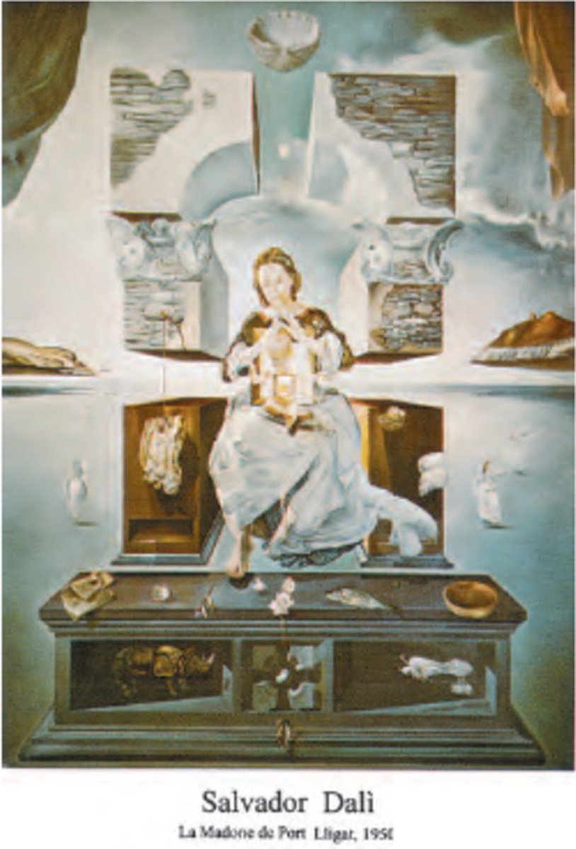 Salvador Dalì - La Madonna di Port Lligat - Kunstposter - 60x80 cm