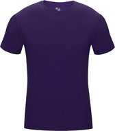 BADGER SPORT - Shirt Met Korte Mouwen - Pro Compression - Diverse Sporten - Volwassenen - Polyester/Elastaan - Heren - Ronde Hals - Ondershirt - Zweet Afvoerend - Paars - Small