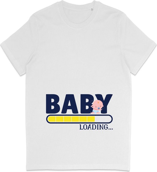 Aankomende Moeder T Shirt – Zwanger – Wit - XL