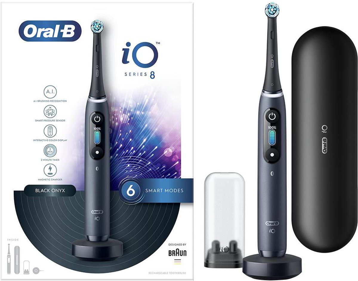 Oral-B iO Series 8 Elektrische Tandenborstel Black Onyx - Oral-B - €166,60