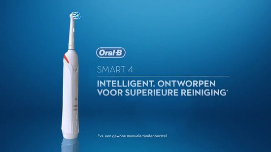 Welkom Ik was mijn kleren Aannemelijk Oral-B Smart 4 4900 - Elektrische Tandenborstel - Duopack | bol.com
