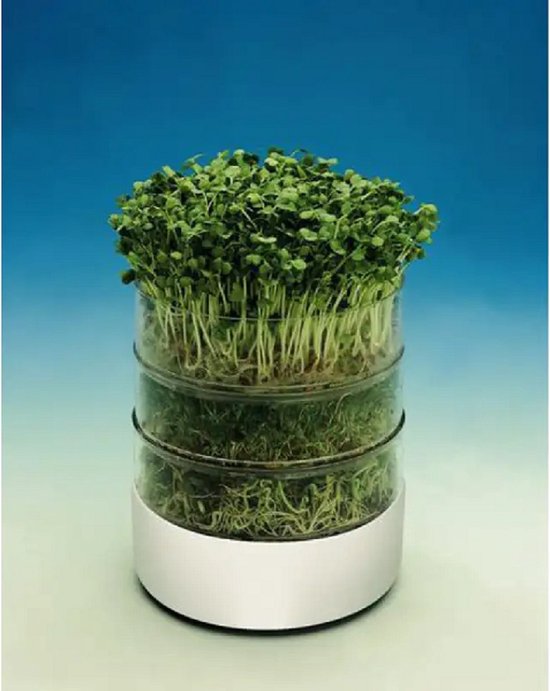 Bioset - Tour de germination - Set de pots de germination - Set de pots de germination pour graines et céréales