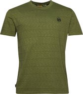 T-shirt Homme Superdry Vintage Texture Tee - Vert - Taille 2XL