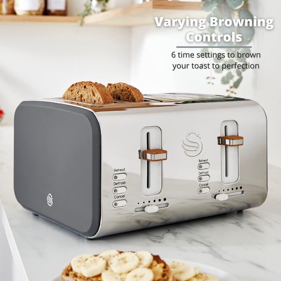 Swan Nordic Retro 2-Slot Broodrooster Groen