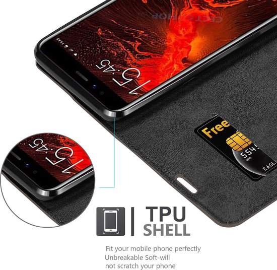 Étui Cadorabo pour Lenovo S5 en COFFEE BROWN - Pochette de protection avec fermeture magnétique