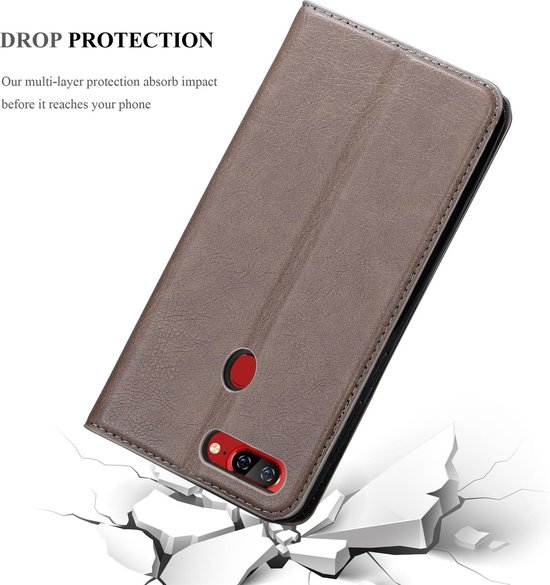 Étui Cadorabo pour Lenovo S5 en COFFEE BROWN - Pochette de protection avec fermeture magnétique