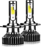 TLVX H4 Felle Auto Bi-LED lampen 2 stuks – Canbus – Goede pasvorm – Koplampen – 6000K wit licht – Autoverlichting – 12V – Dimlicht – Grootlicht – 7000Lumen (2 stuks)