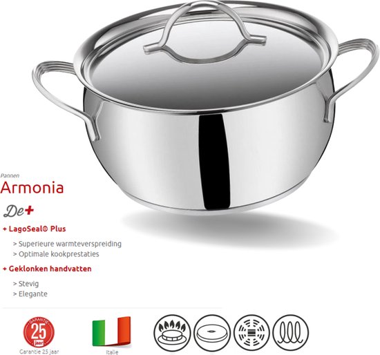 Tefal Comfort Max, kookpan 24 cm glazen deksel, inductie, hoogwaardig roestvrij staal, thermo-geïsoleerde handgrepen, C9734604
