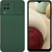Cadorabo Hoesje geschikt voor Samsung Galaxy A12 / M12 in Bonbon Groen - Beschermhoes van flexibel TPU-silicone Case Cover en met camerabescherming