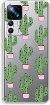 Case Company® - Hoesje geschikt voor Xiaomi 12T hoesje - Cactus Lover - Soft Cover Telefoonhoesje - Bescherming aan alle Kanten en Schermrand