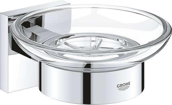 Grohe Essentials - Zeepschaal met houder, chroom 40444001 Grohe Essentials - Zeepschaal met houder, chroom 40444001