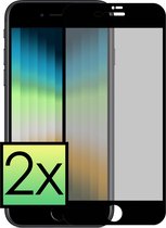 Screenprotector Geschikt voor iPhone SE 2022 Screenprotector Privacy Tempered Glass Gehard Glas Display Cover - 2x