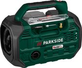 Parkside Accu Compressor / Luchtpomp - 20V - Werkdruk: 10,3 bar - Luchtdebiet: max. 380 l/min. - Exclusief accu en snellader