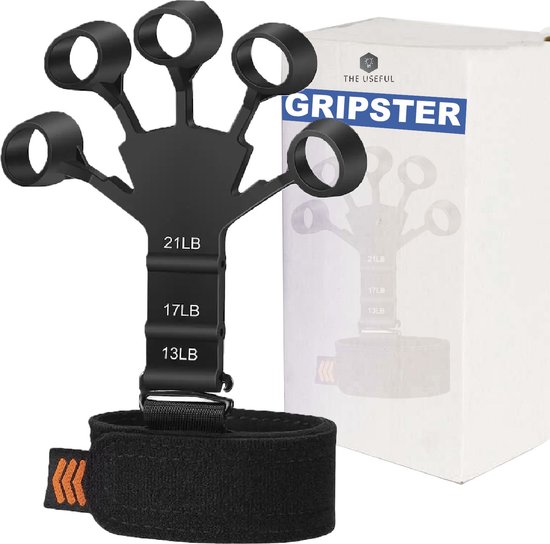 Gripster Fitness 5 Vingers - Gripster - Hand Trainer - Hands Workout -  Gripper -... | bol.com