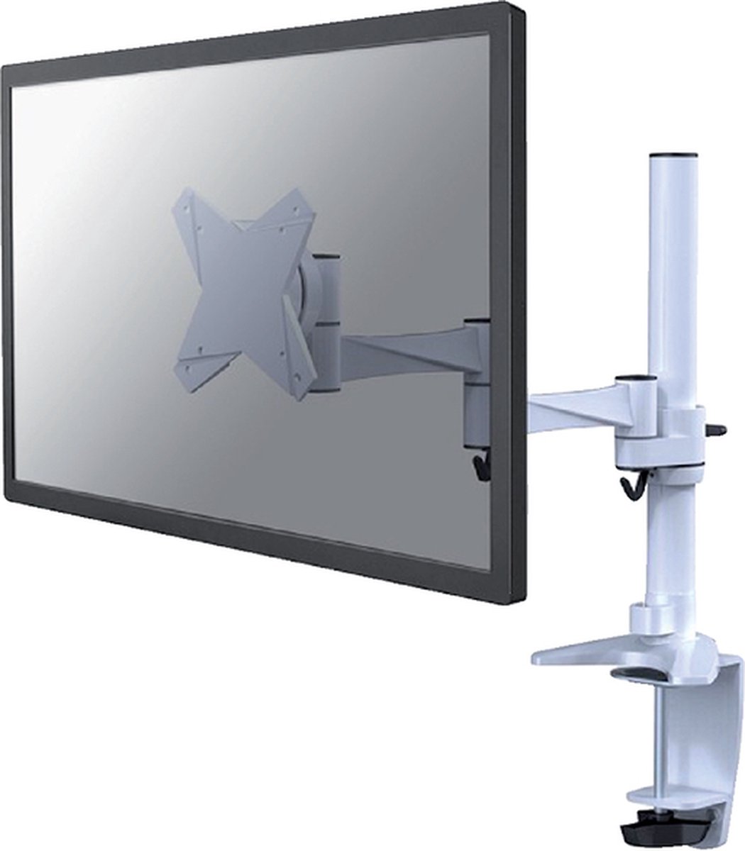 NewStar FPMA-D1330WHITE - draai- en kantelbare monitorarm - Geschikt voor monitoren t/m 30 inch - Wit