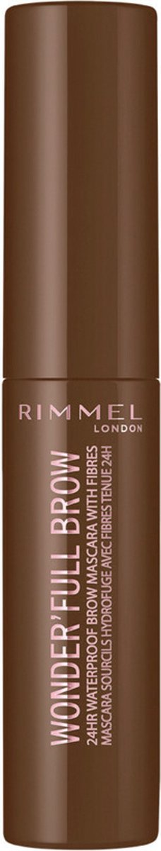 Rimmel London Wonder'full Brow Wenkbrauwgel Mascara - 002 Medium Brown - Rimmel London