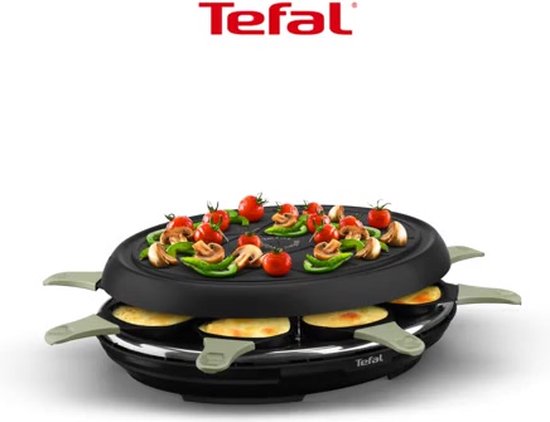 Tefal RE12A810 raclette 6 personne(s) 850 W Noir