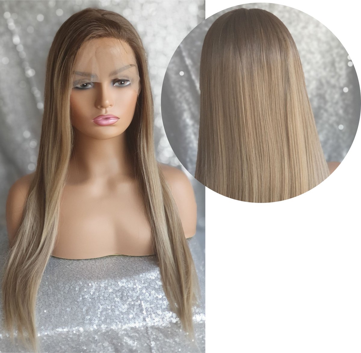 Boland 86046 - Pruik Veronica voor volwassenen, pruik met roodbruin lang krullend haar, synthetisch nephaar, accessoire voor carnavalskostuums, Halloween, themafeesten en vrijgezellenfeesten, kostuumaccessoires