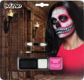 Boland - Maquillage Facepaint set Neon skull - - Facepaint set - Soirée à thème, Halloween