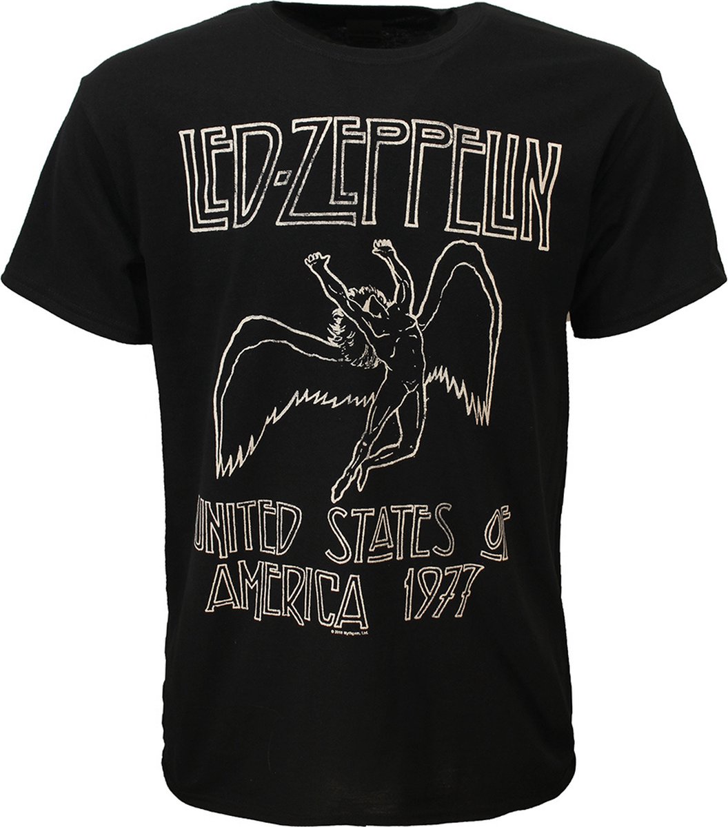 Led Zeppelin USA '77 T-Shirt - Officiële Merchandise - M