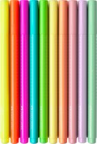 Faber-Castell viltstiften - Grip - 10 stuks - Neon en Pastel - FC-155312