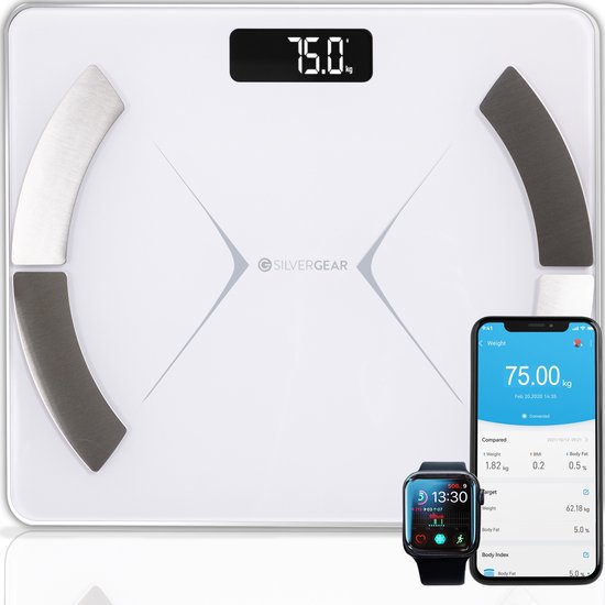 Talking Bathroom Scale with Speaker Function - Silvergear